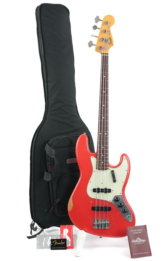 Fender Road Worn Jazz Bass Fiesta Red 2009 | The Fellowship of